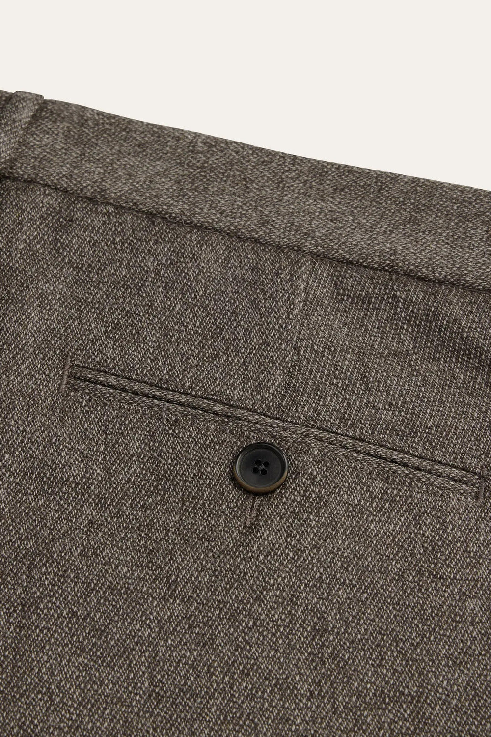 Profuomo Mouline Wollen Broek Loose Fit – Bruin-70% wol, 30% polyester-HEREN BROEKEN-Bruin
