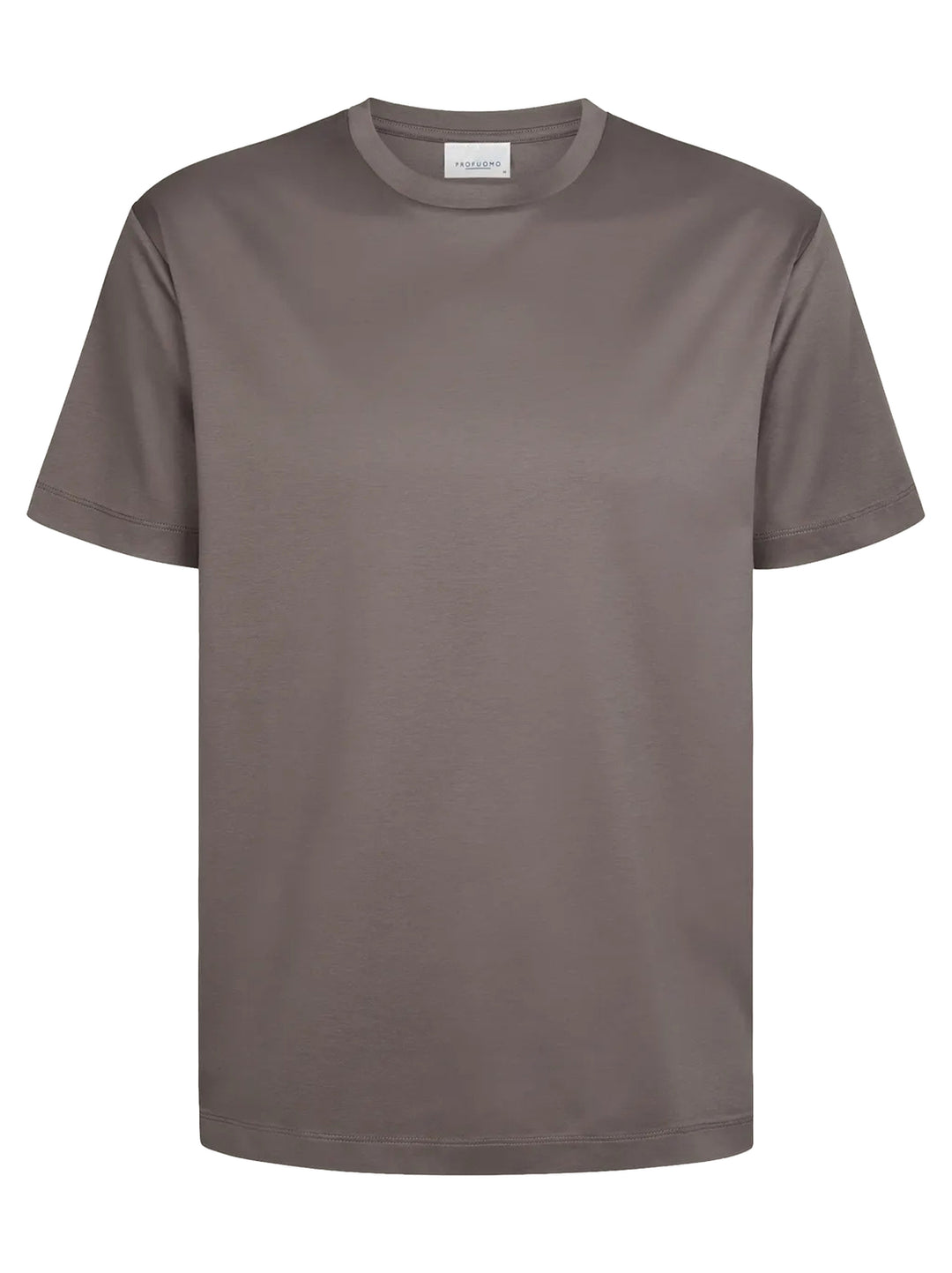 Profuomo Pima Katoen T-shirt – Aubergine-100% katoen-HEREN POLO'S & T-SHIRTS-Paars