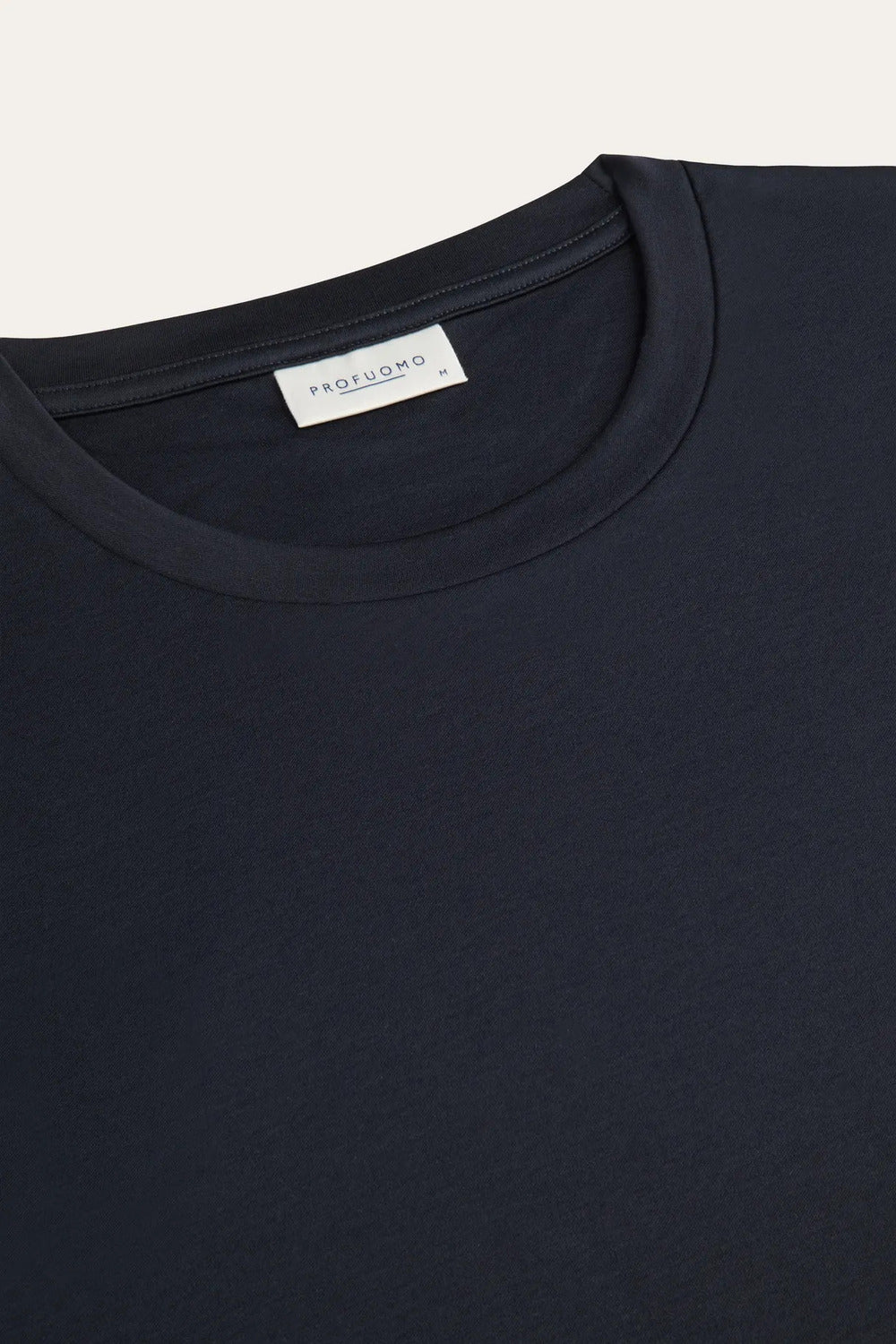 Profuomo Pima Katoen T-shirt – Blauw-100% katoen-HEREN POLO'S & T-SHIRTS-Blauw