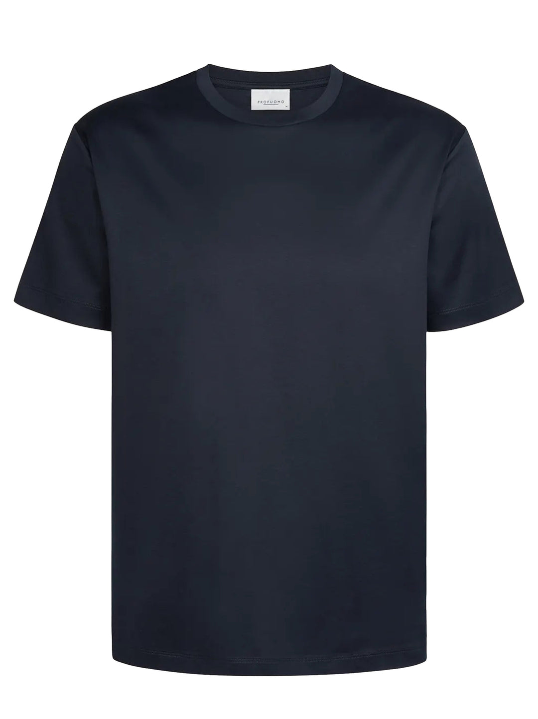 Profuomo Pima Katoen T-shirt – Blauw-100% katoen-HEREN POLO'S & T-SHIRTS-Blauw