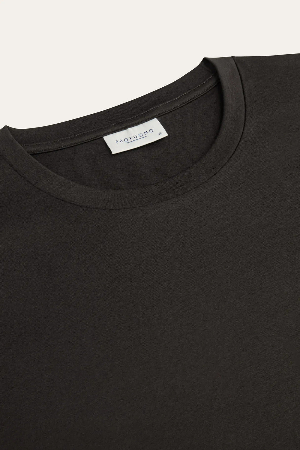 Profuomo Pima Katoen T-shirt – Bruin-100% katoen-HEREN POLO'S & T-SHIRTS-Bruin