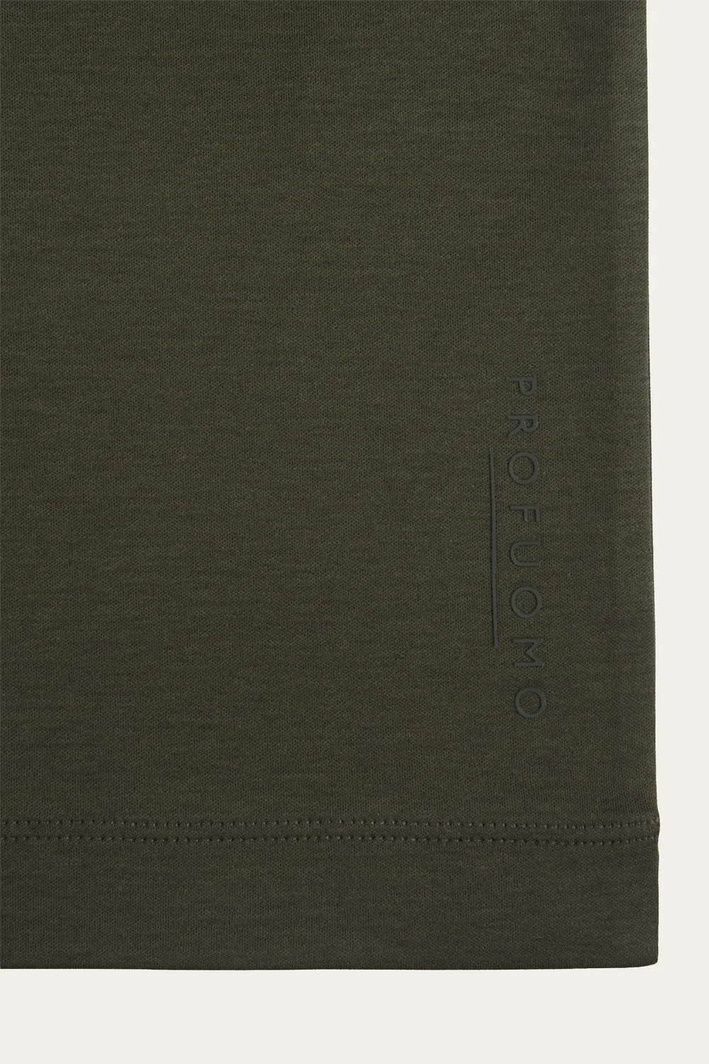 Profuomo Pima Katoen T-shirt – Groen-100% katoen-HEREN POLO'S & T-SHIRTS-Groen
