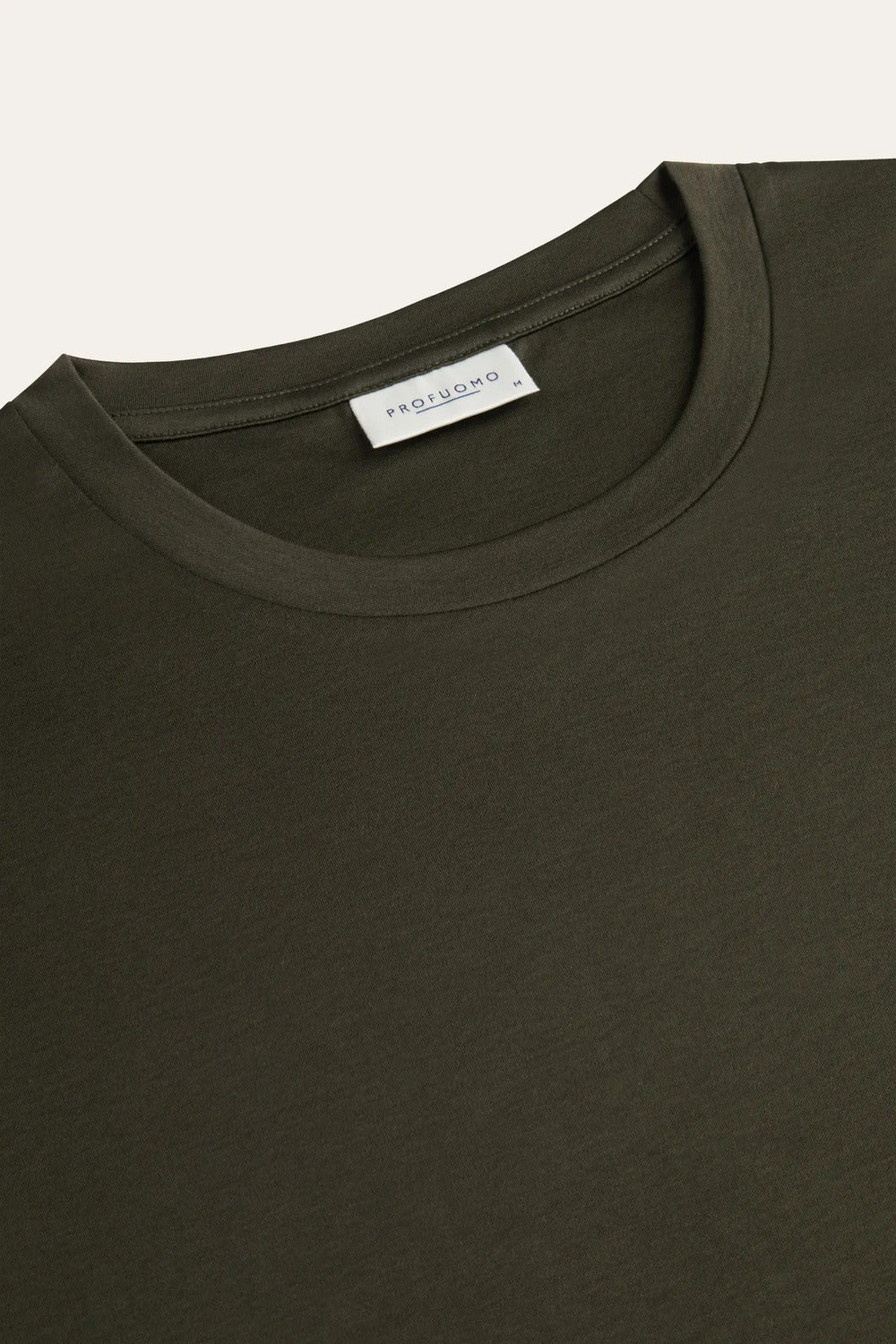 Profuomo Pima Katoen T-shirt – Groen-100% katoen-HEREN POLO'S & T-SHIRTS-Groen
