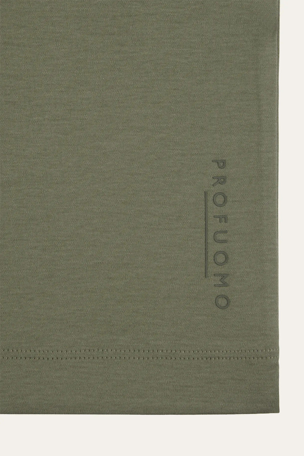 Profuomo Pima Katoen T-shirt – Groen-100% katoen-HEREN POLO'S & T-SHIRTS-Groen