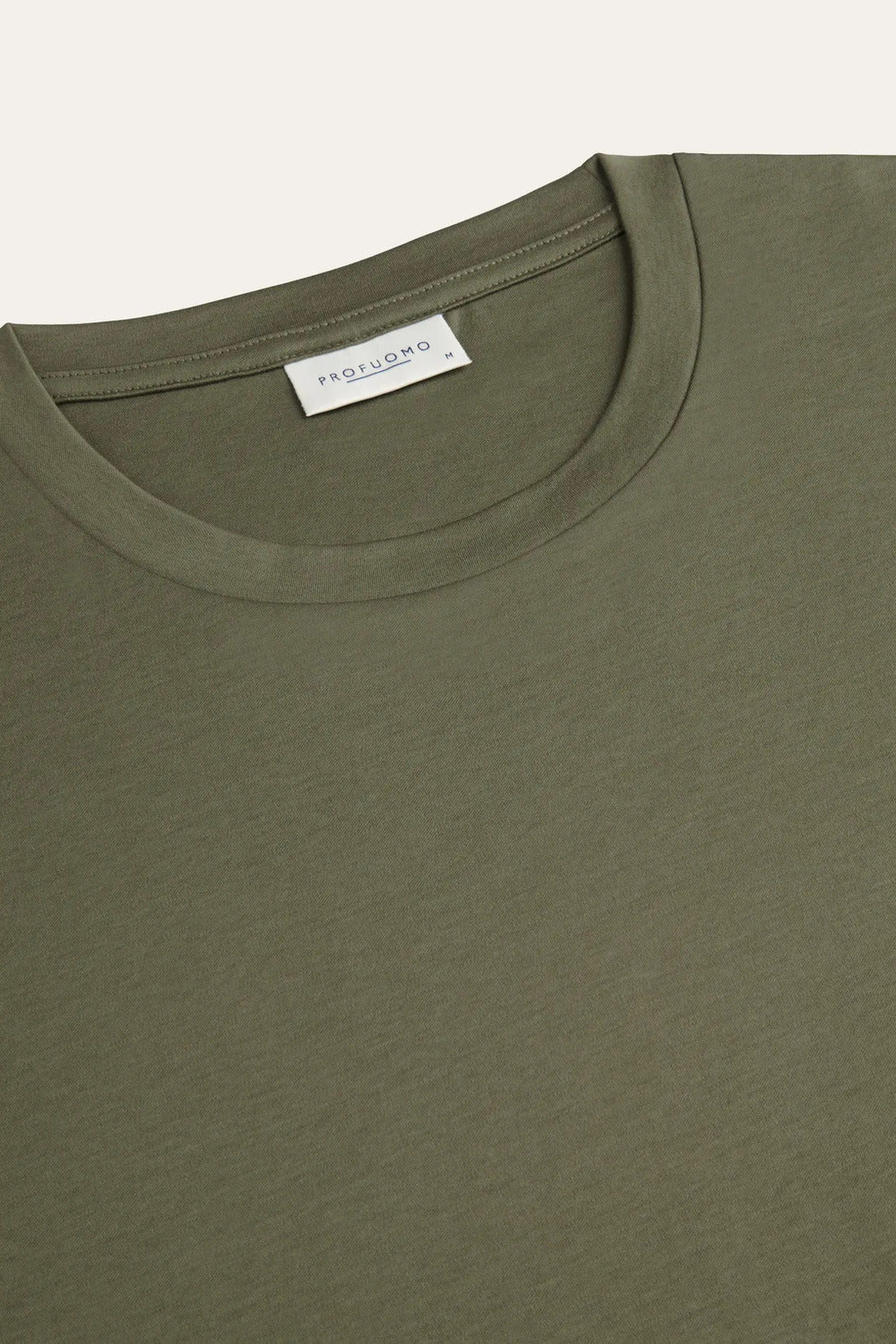 Profuomo Pima Katoen T-shirt – Groen-100% katoen-HEREN POLO'S & T-SHIRTS-Groen