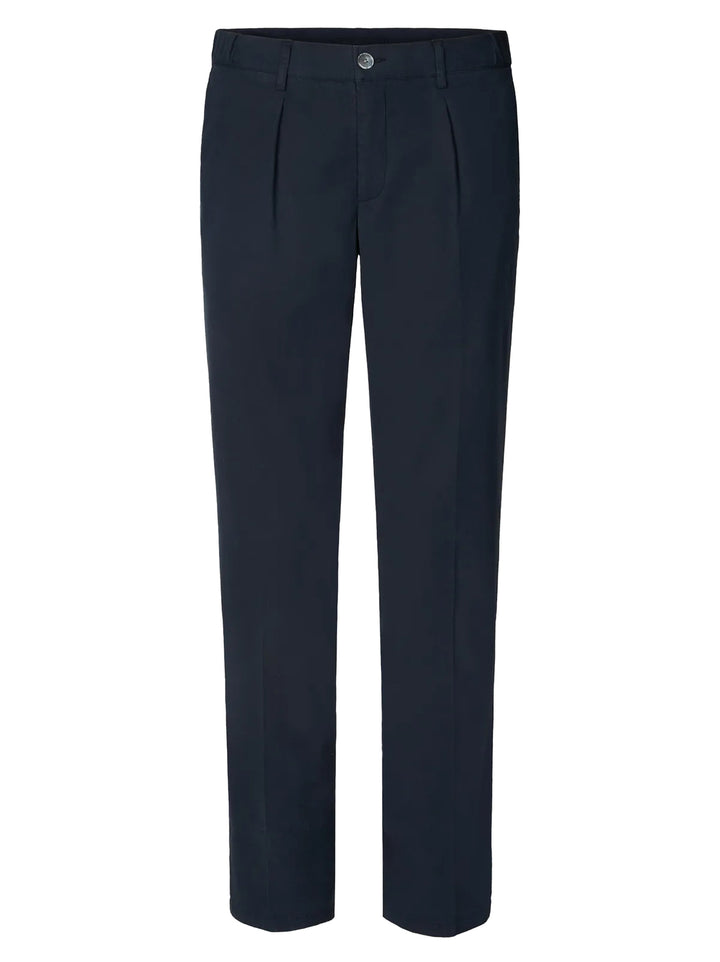 Profuomo Relaxed Broek – Navy-97% katoen, 3% elastaan-HEREN BROEKEN-Blauw