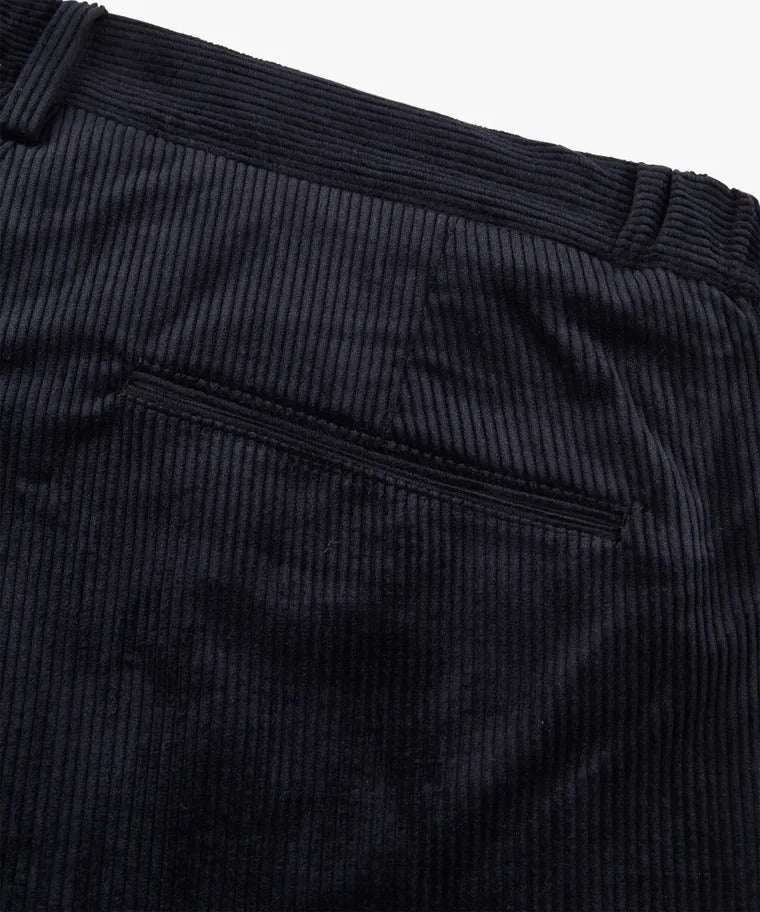 Profuomo Relaxed Fit Chino – Blauw-99% cotton, 1% elastan-HEREN BROEKEN-Blauw