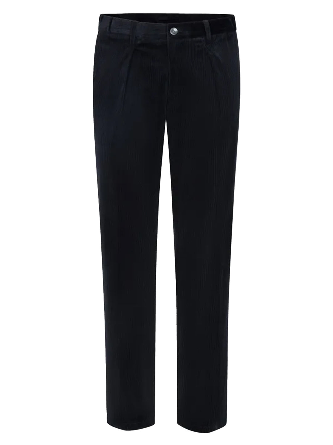 Profuomo Relaxed Fit Chino – Blauw-99% cotton, 1% elastan-HEREN BROEKEN-Blauw