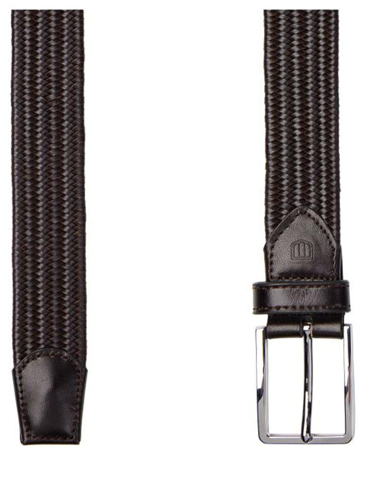 Profuomo riem-100% katoen-HEREN SCHOENEN & RIEMEN-Bruin