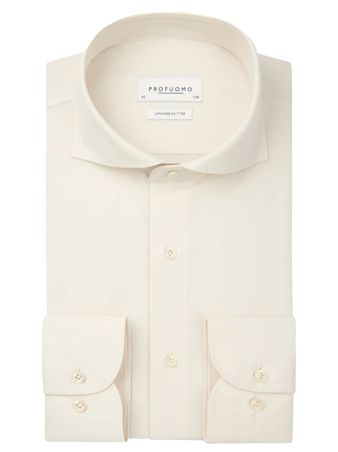 Profuomo Slim Fit Shirt – Room-50% katoen, 50% polyester-HEREN SHIRTS-Room