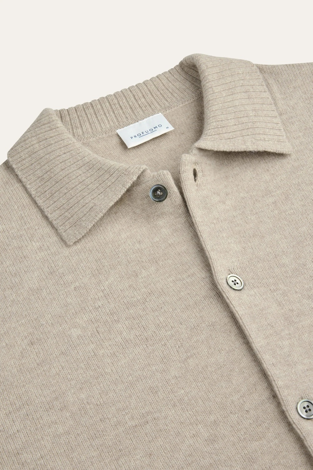 Profuomo Soft Wollen Vest – Beige-100% wol-HEREN TRUIEN & VESTEN-Beige