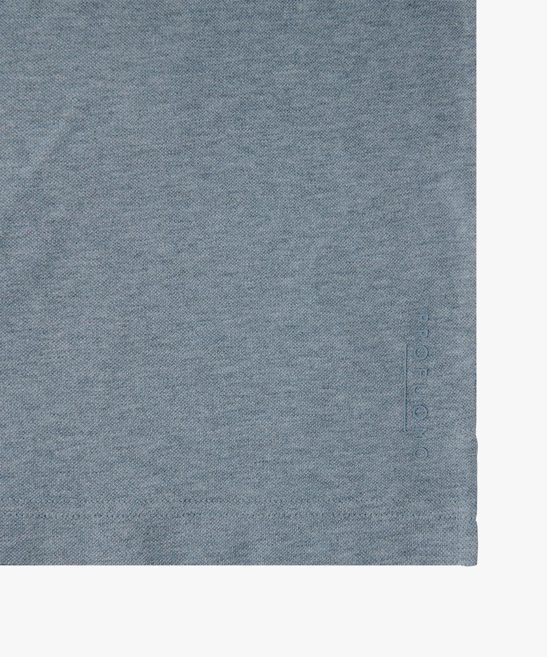 Profuomo Stretch Piqué Polo – Blauw-100% katoen-HEREN POLO'S & T-SHIRTS-Blauw