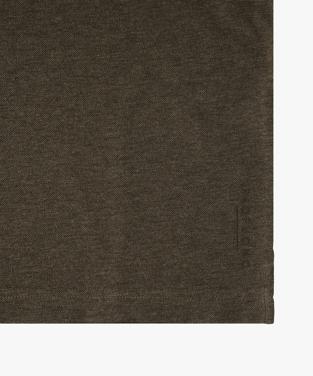 Profuomo Stretch Piqué Polo – Bruin-100% katoen-HEREN POLO'S & T-SHIRTS-Bruin