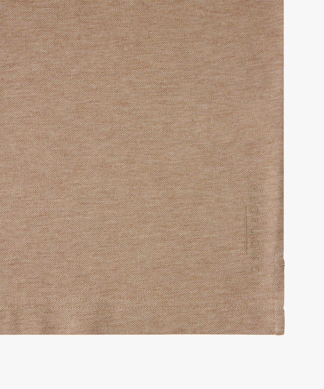 Profuomo Stretch Piqué Polo – Clay-100% katoen-HEREN POLO'S & T-SHIRTS-Beige