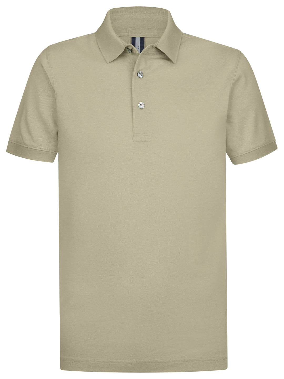 Profuomo Stretch Piqué Polo – Groen-100% katoen-HEREN POLO'S & T-SHIRTS-Groen