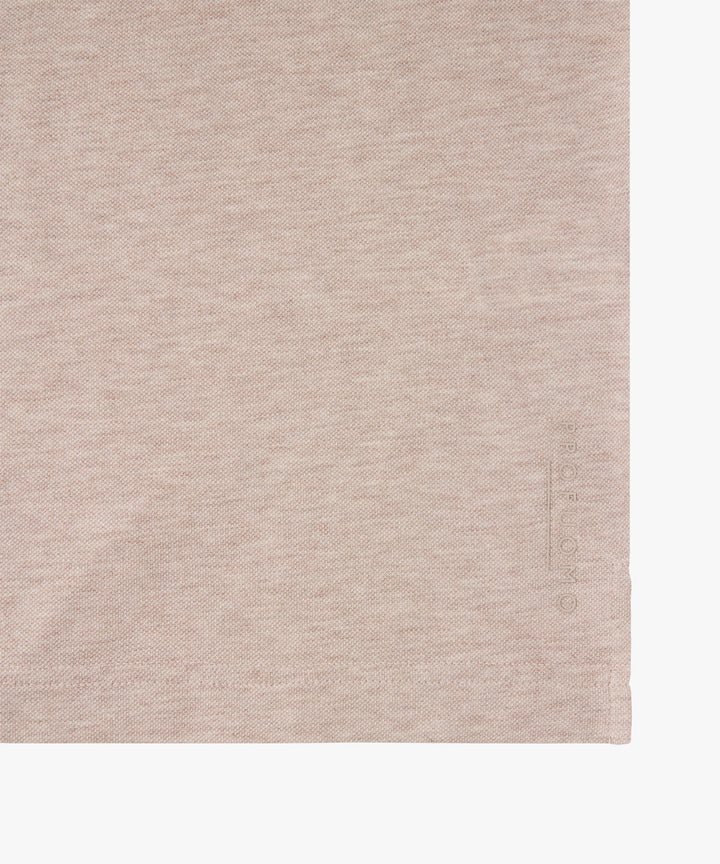 Profuomo Stretch Piqué Polo – Roze-100% katoen-HEREN POLO'S & T-SHIRTS-Roze