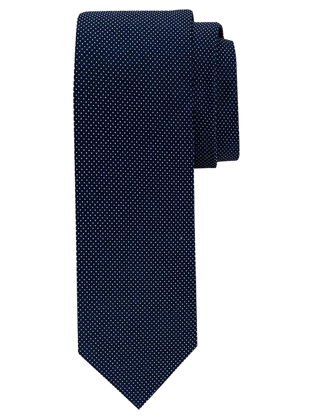 Profuomo Stropdas Microprint – Blauw-HEREN DAS/ STRIK/POCHETTE-Blauw