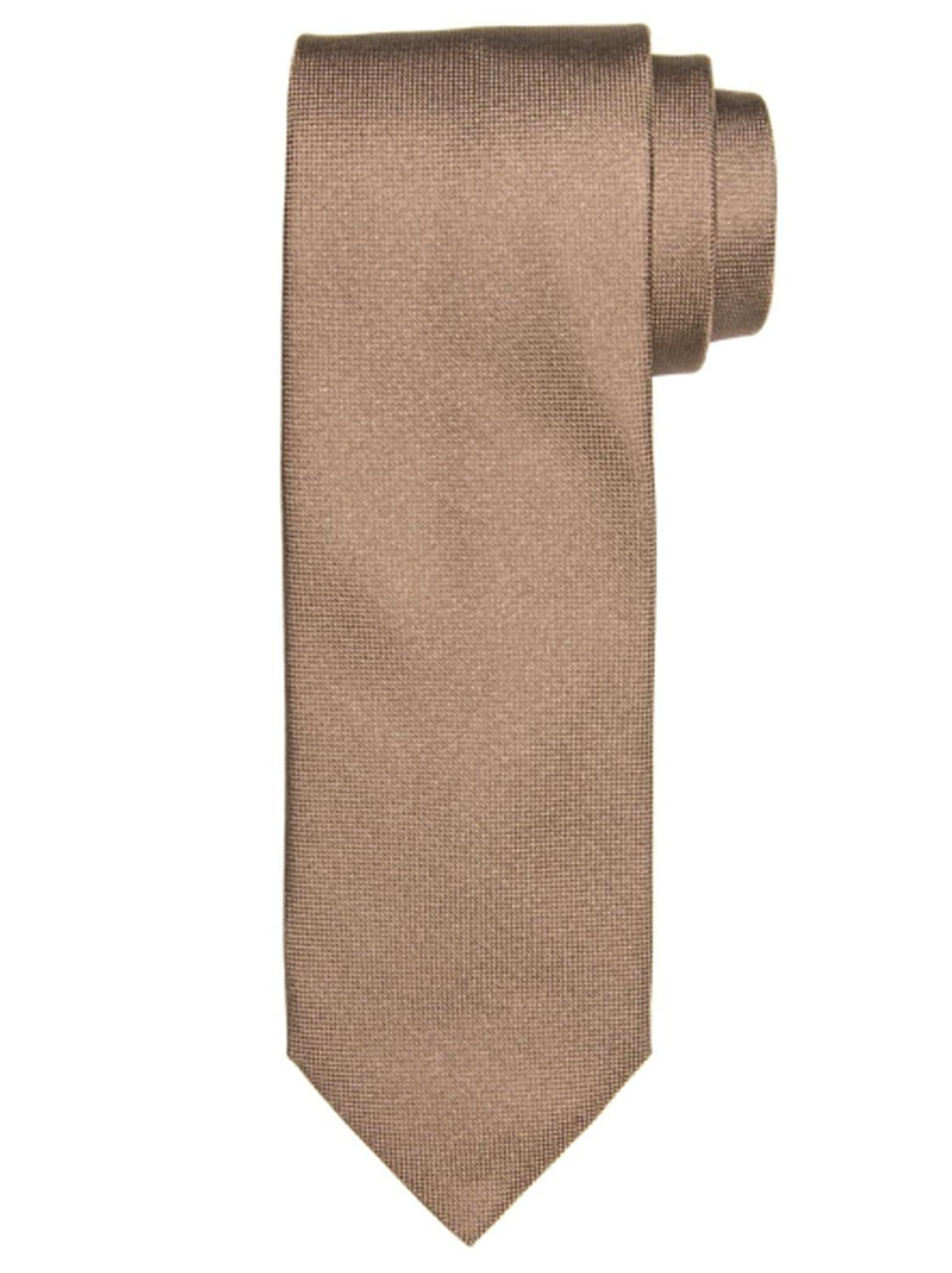 Profuomo stropdas Oxford-100% Zijde-HEREN DAS/ STRIK/POCHETTE-Beige