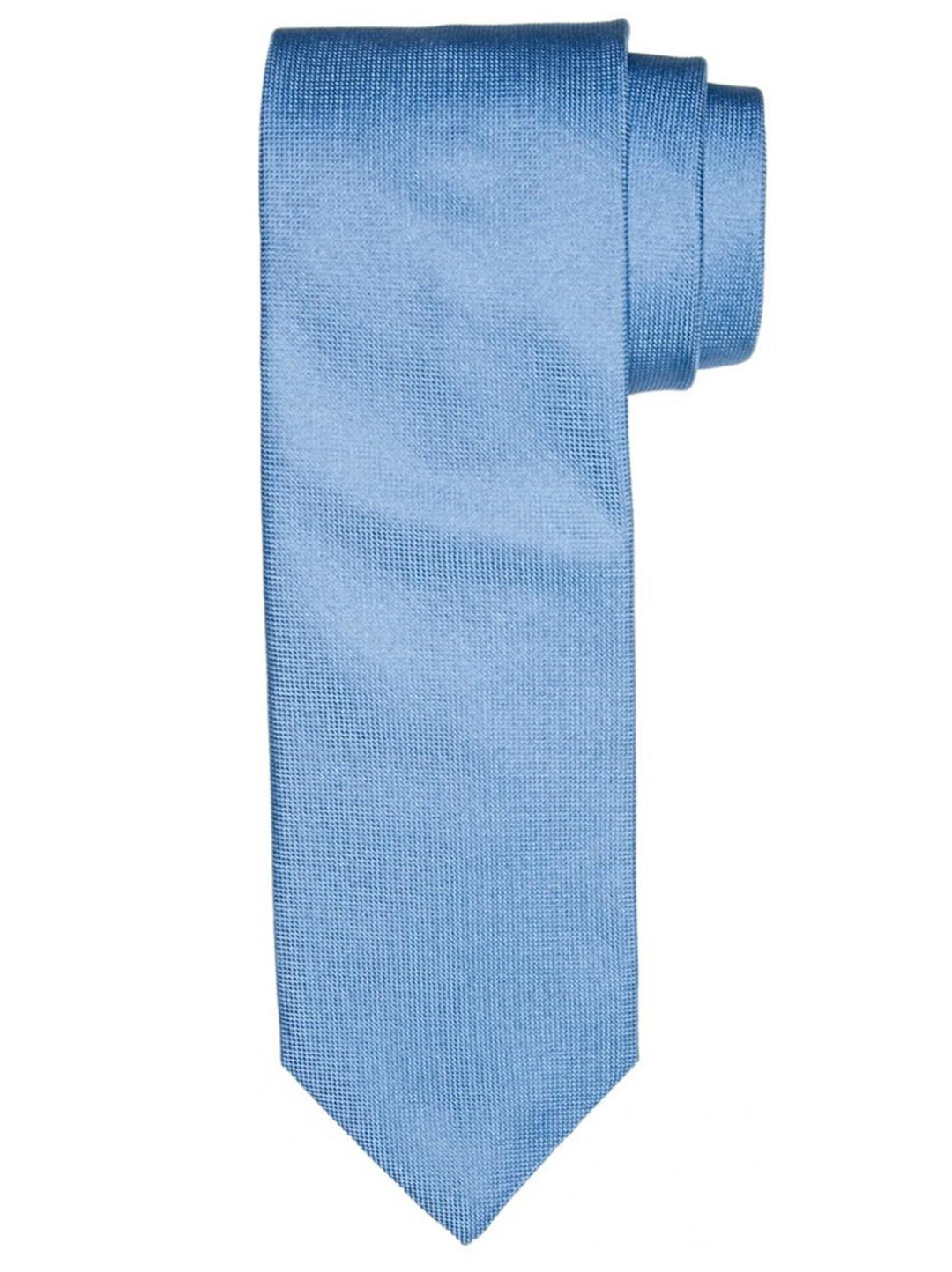 Profuomo stropdas Oxford-100% Zijde-HEREN DAS/ STRIK/POCHETTE-Blauw