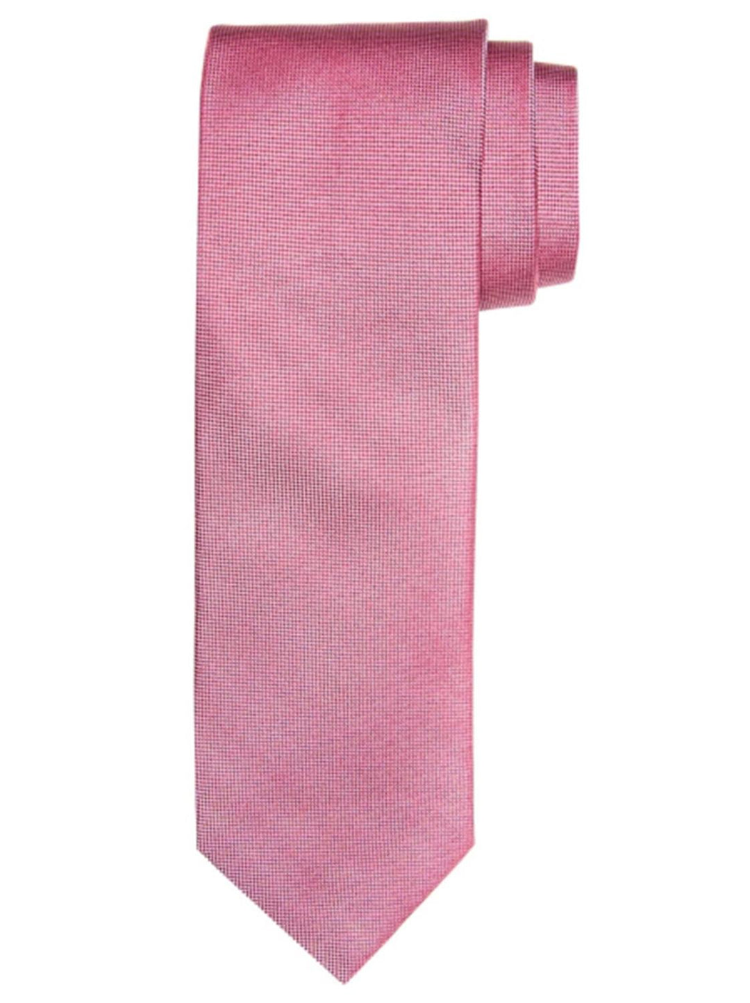 Profuomo stropdas Oxford-100% zijde-HEREN DAS/ STRIK/POCHETTE-Roze