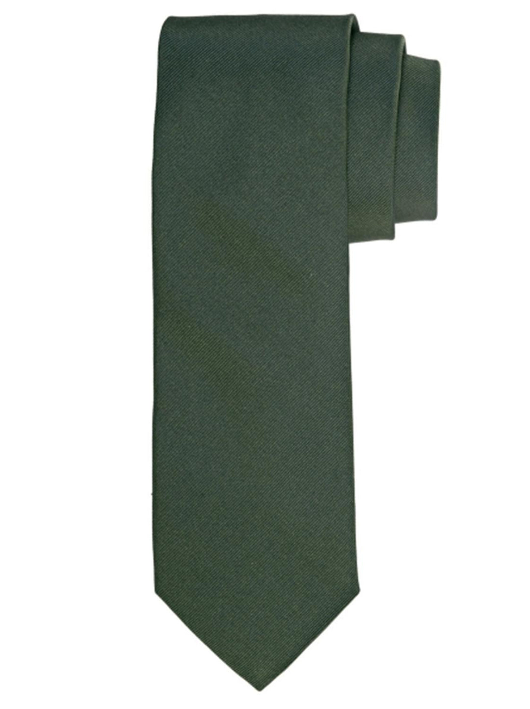 Profuomo stropdas Ribs-100% Zijde-HEREN DAS/ STRIK/POCHETTE-Groen