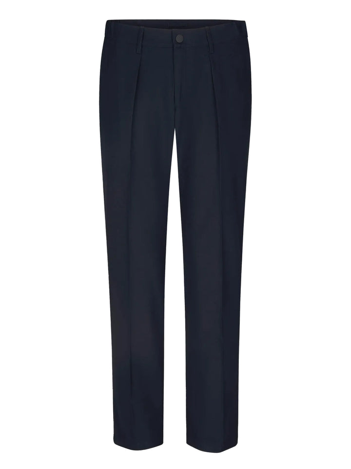 Profuomo Tech Broek – Navy-62% polyester, 33% viscose, 5% elastaan-HEREN BROEKEN-Blauw