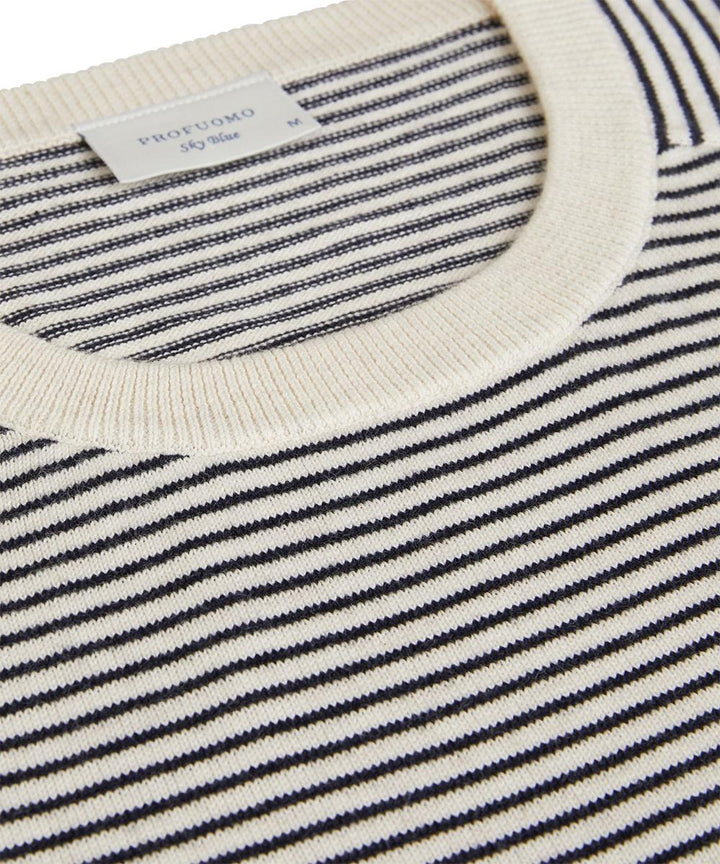 Profuomo trui-100% katoen-HEREN TRUIEN & VESTEN-Beige