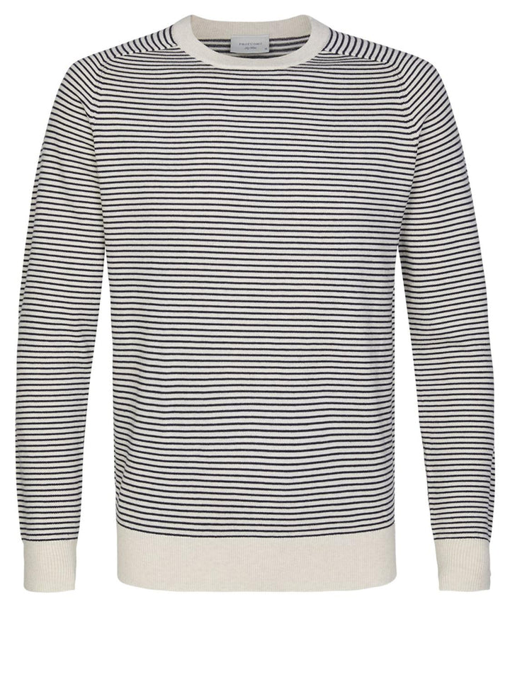 Profuomo trui-100% katoen-HEREN TRUIEN & VESTEN-Beige