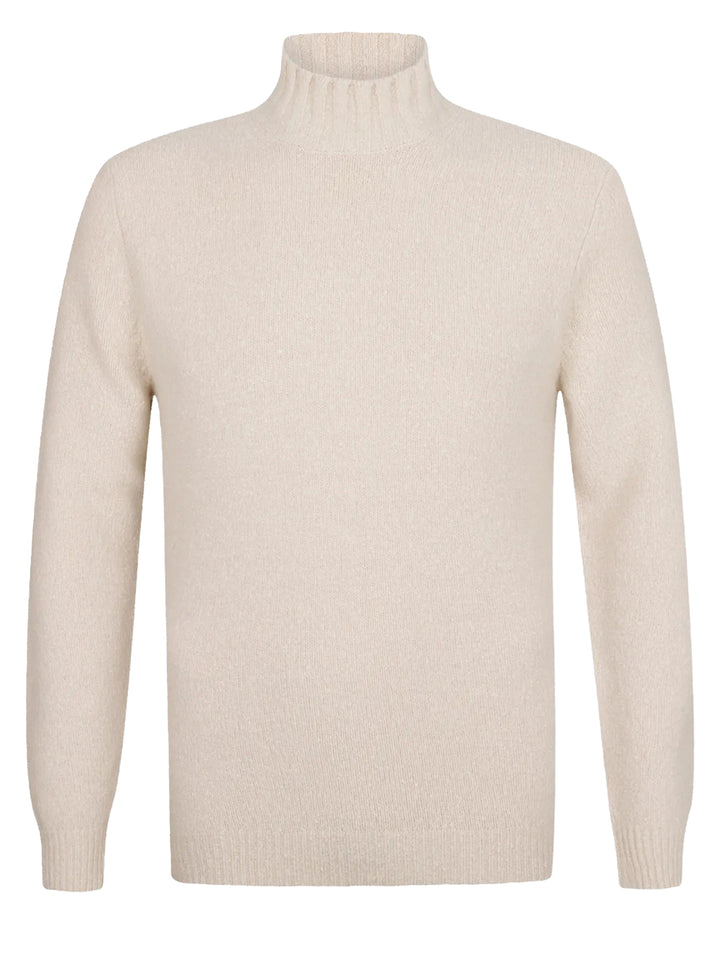 Profuomo Trui – Beige-50% wol, 28% katoen, 21% polyamide1 1% elastaan-HEREN TRUIEN & VESTEN-Beige