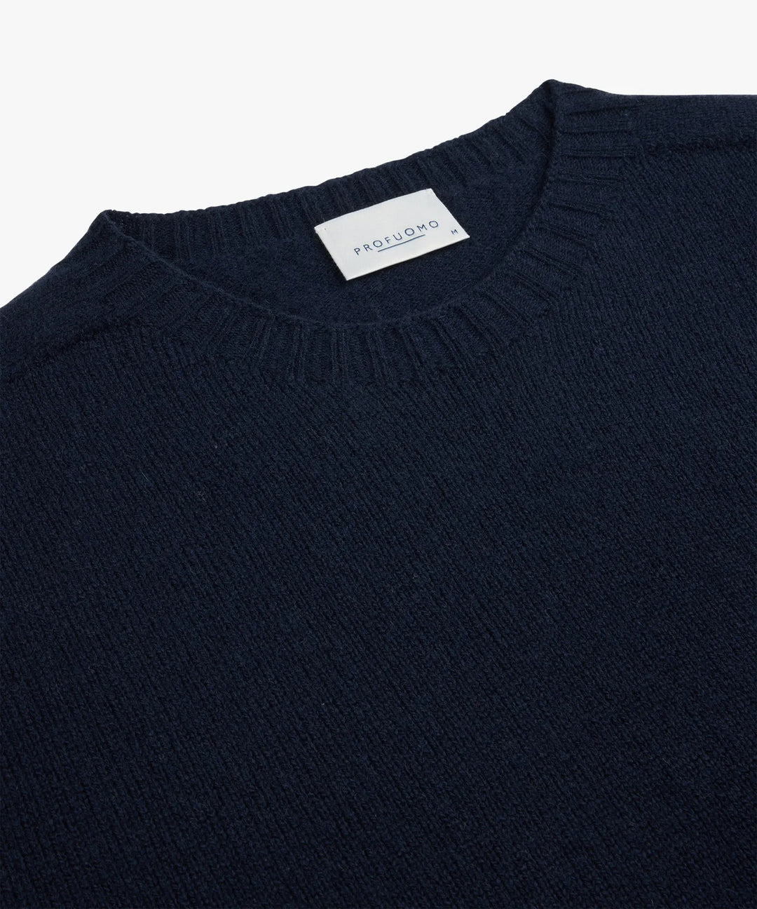 Profuomo Trui – Blauw-90% wol, 10% cashmere-HEREN TRUIEN & VESTEN-Blauw