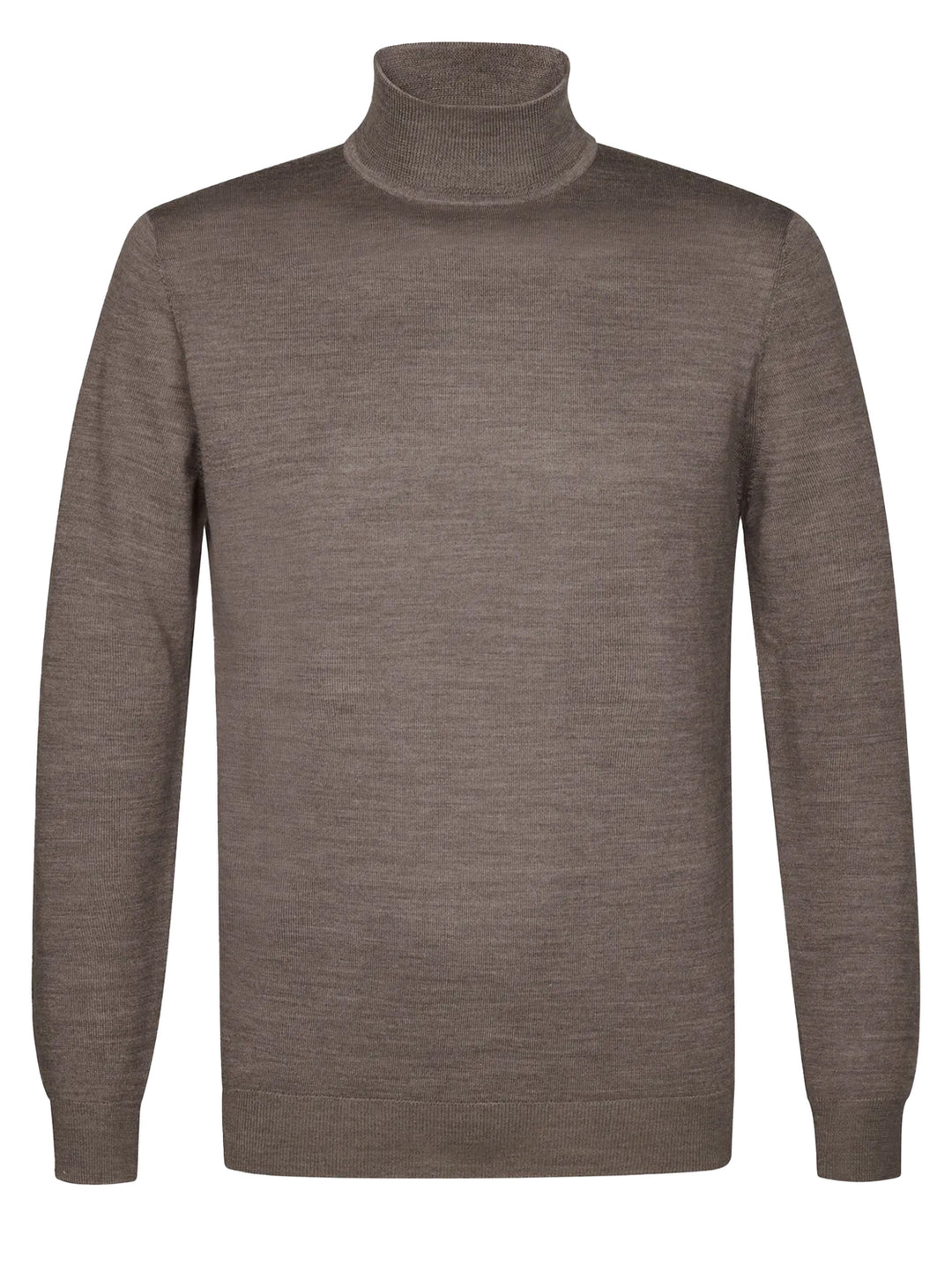 Profuomo Trui Ronde Hals – Bruin-100% wol-HEREN TRUIEN & VESTEN-Bruin