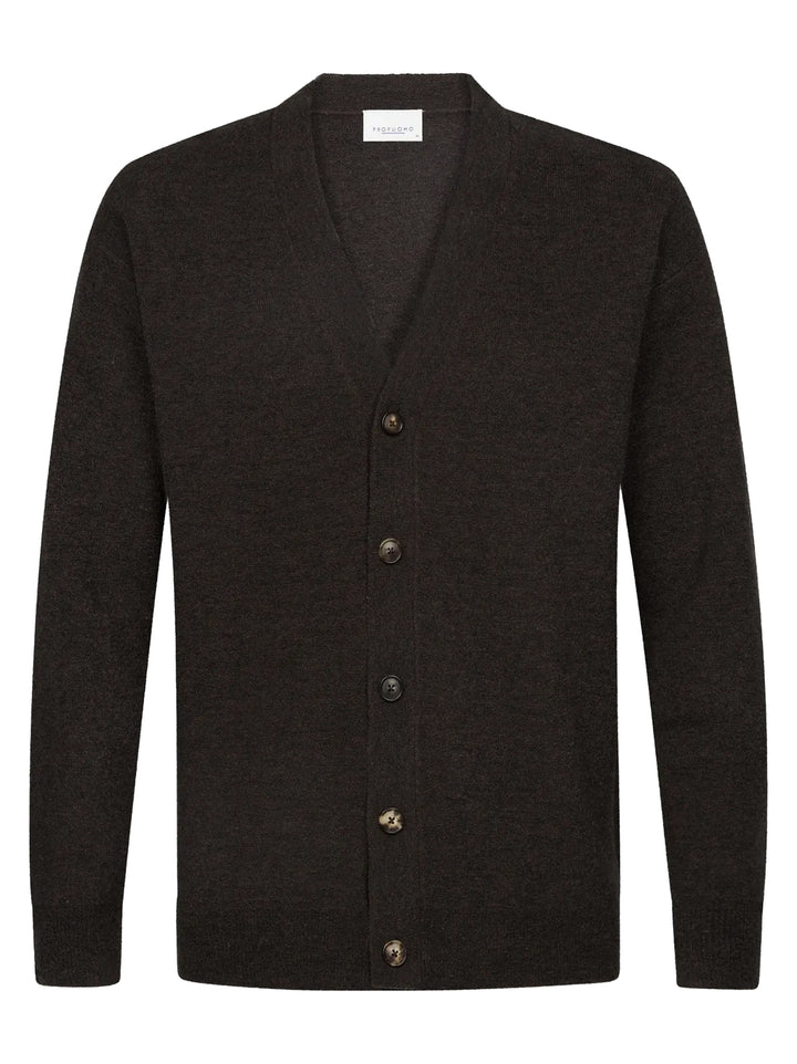 Profuomo Vest – Bruin-47% wol, 31% acrylic, 22% polyamide-HEREN TRUIEN & VESTEN-Bruin