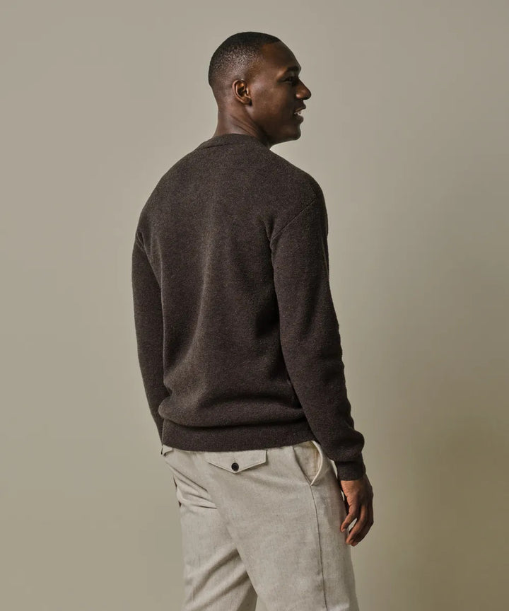 Profuomo Vest – Bruin-47% wol, 31% acrylic, 22% polyamide-HEREN TRUIEN & VESTEN-Bruin