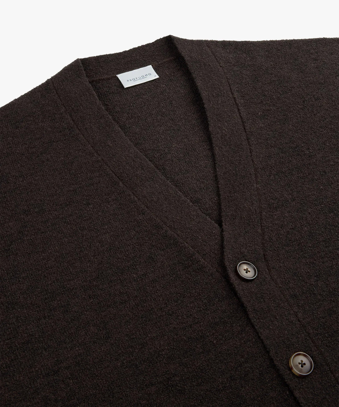 Profuomo Vest – Bruin-47% wol, 31% acrylic, 22% polyamide-HEREN TRUIEN & VESTEN-Bruin