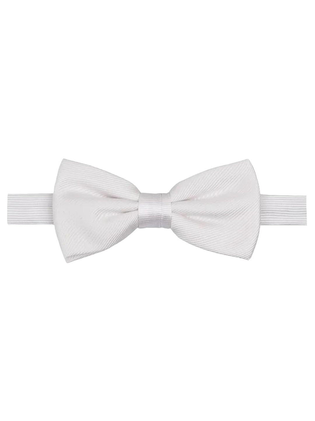 Profuomo witte zijden strik-100% zijde-HEREN DAS/ STRIK/POCHETTE-Wit