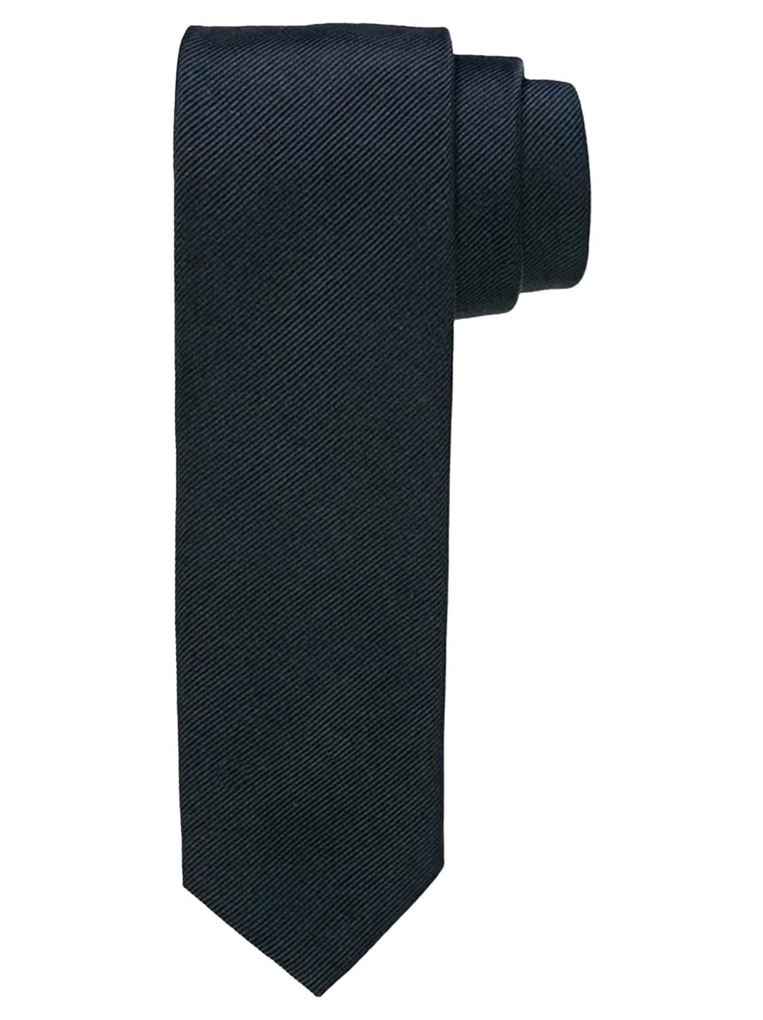 Profuomo zwarte stropdas-100% zijde-HEREN DAS/ STRIK/POCHETTE-Zwart