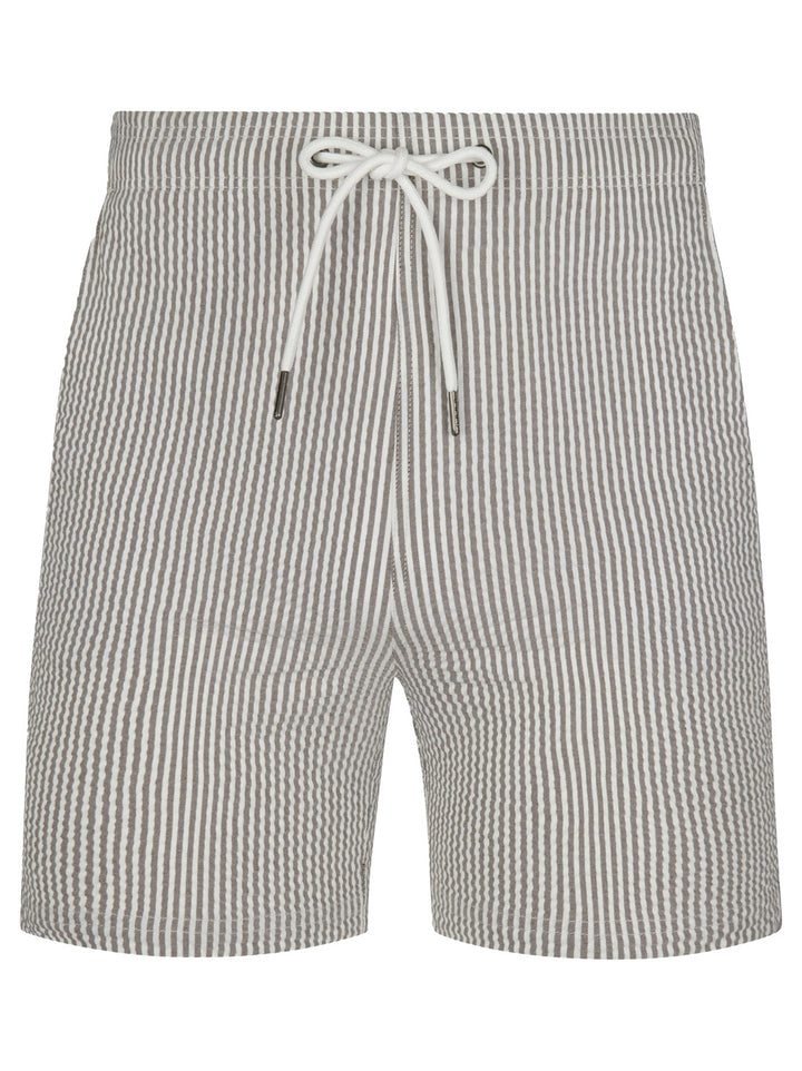 Profuomo Zwembroek Streep – Beige-44% polyamide, 25% polyester, 25% katoen, 6% lycra-HEREN BROEKEN-Beige