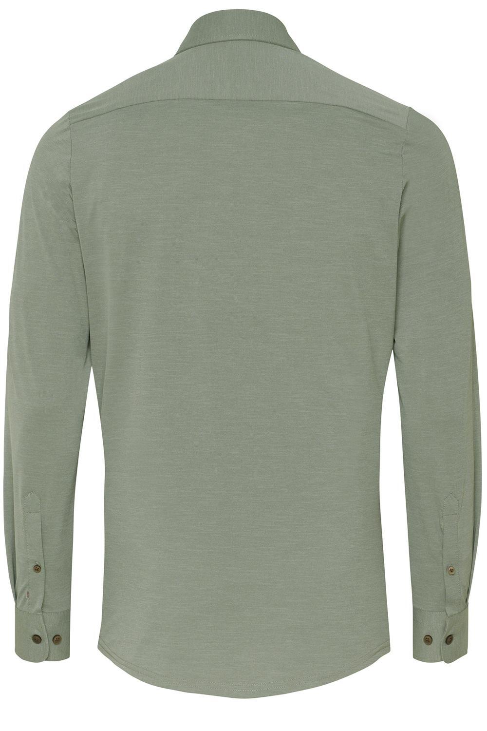 Pure H.Tico Overhemd Slim Fit-87% polyamide, 13% elasthaan-HEREN SHIRTS-Groen