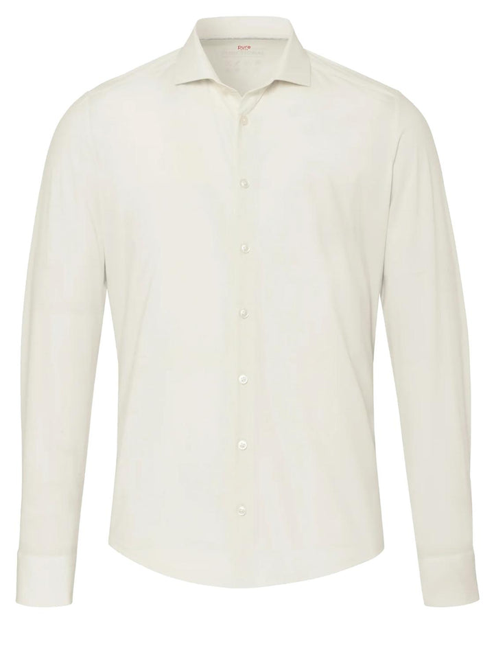Pure H.TICO slim fit overhemd-42% polyamide, 42% polyester, 16% elasthaan-HEREN SHIRTS-Room