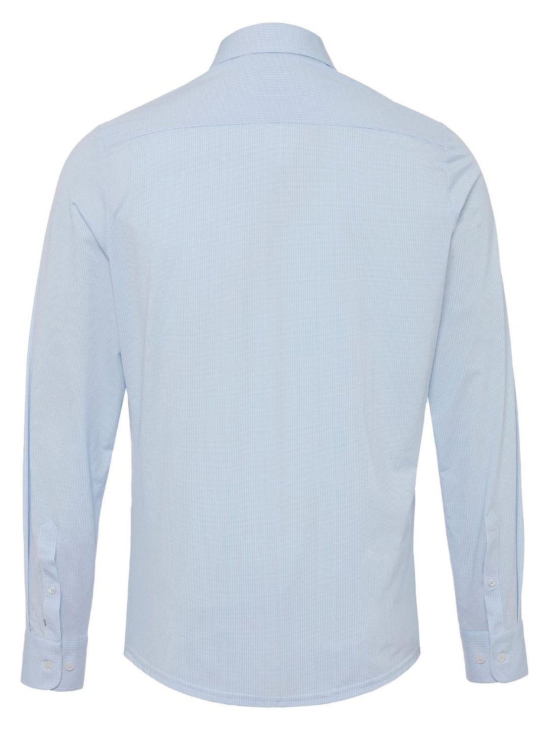 Pure H.TICO slim fit overhemd-83% polyamide, 17% elasthaan-HEREN SHIRTS-Blauw