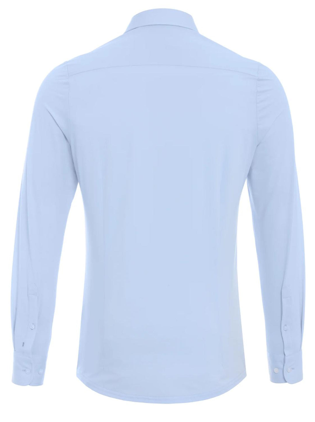 Pure H.tico slim fit overhemd-87% polyamide, 13% elasthaan-HEREN SHIRTS-Blauw