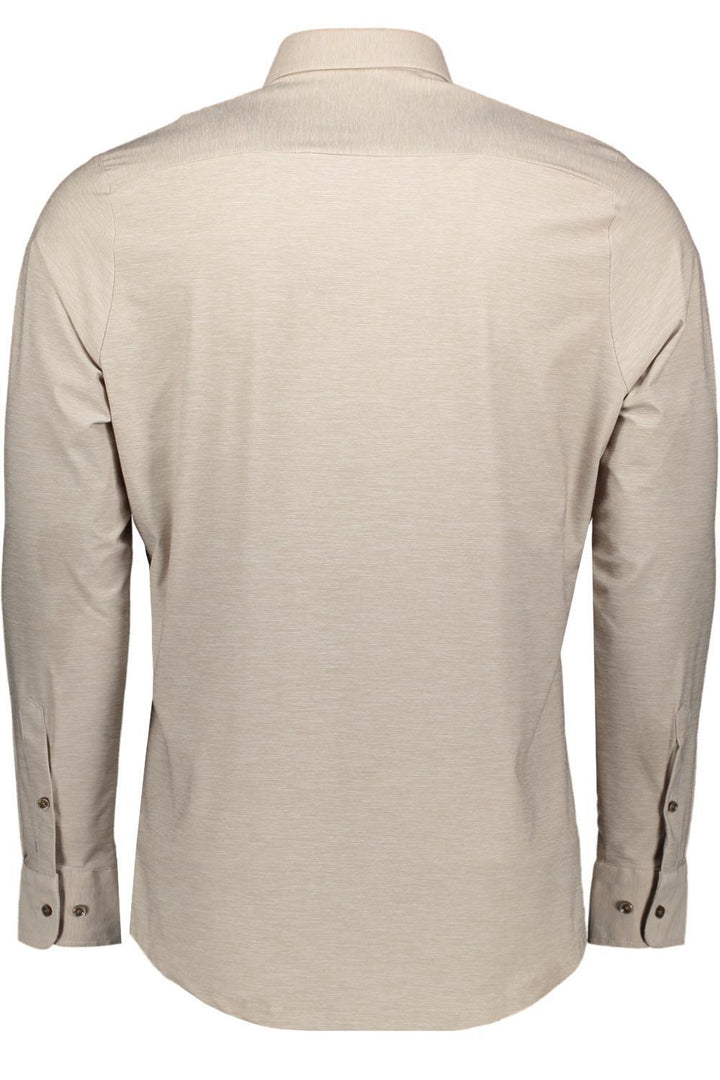 Pure Hatico Slim Fit Overhemd-60% Polyester<br />29% Polyamid<br />11% Elastaan-HEREN SHIRTS-Beige