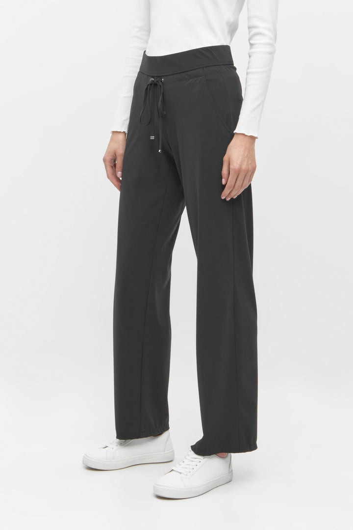Rafaello Rossi CADICE STRAIGHT pantalon-68% polyamide, 32% elasthaan-DAMES BROEKEN-Zwart