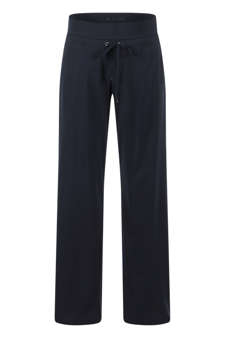 Rafaello Rossi CANDICE STRAIGHT pantalon-68% polyamide, 32% elasthaan-DAMES BROEKEN-Blauw