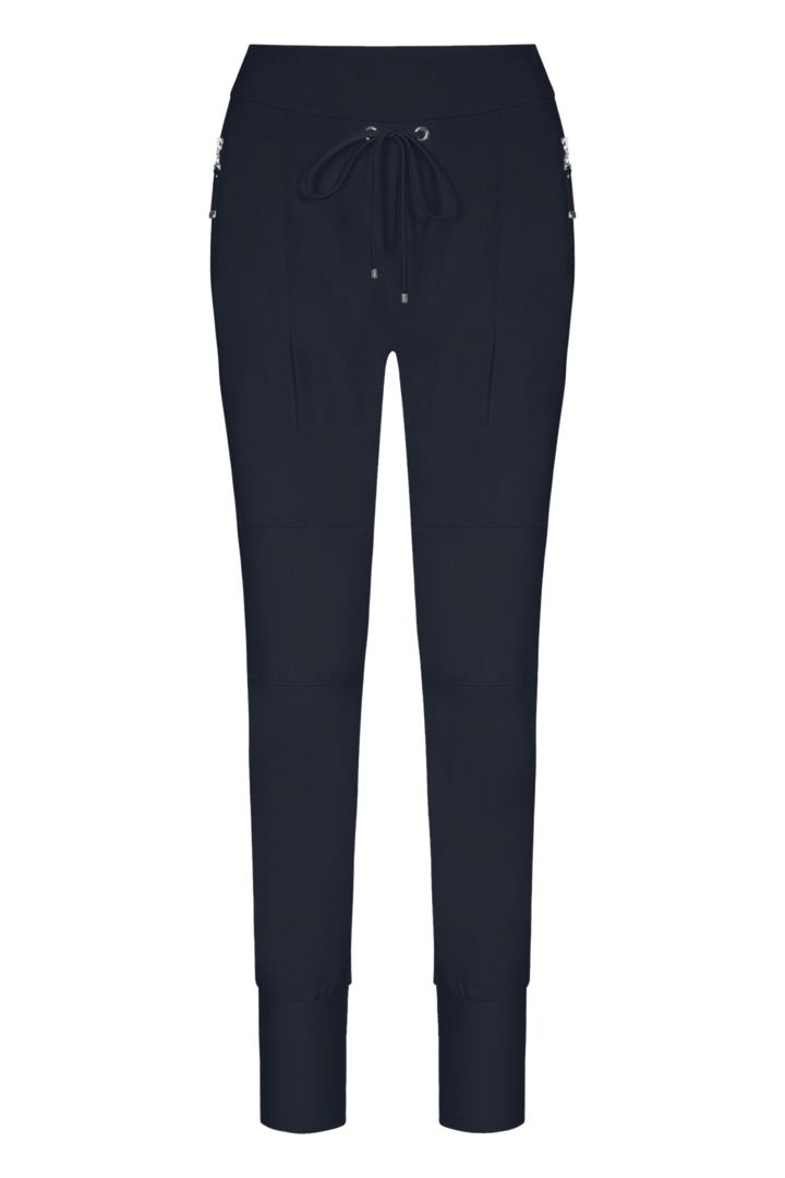 Rafaello Rossi pantalon CANDY-68% polyamide, 32% elasthaan-DAMES BROEKEN-Blauw