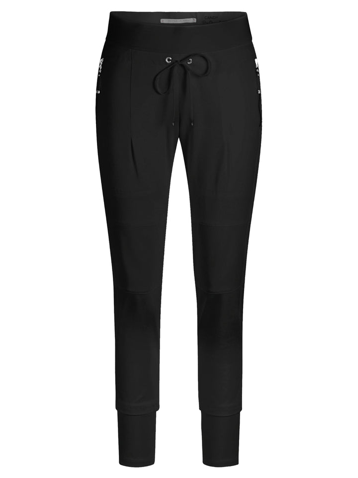 Rafaello Rossi pantalon CANDY-68% polyamide, 32% elasthaan-DAMES BROEKEN-Zwart