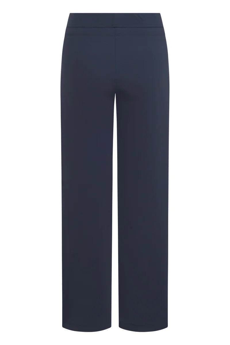 Raffaello Rossi Candice Straight Minisquare Jersey-DAMES BROEKEN-Blauw