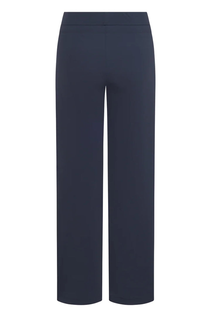 Raffaello Rossi Candice Straight Minisquare Jersey-DAMES BROEKEN-Blauw