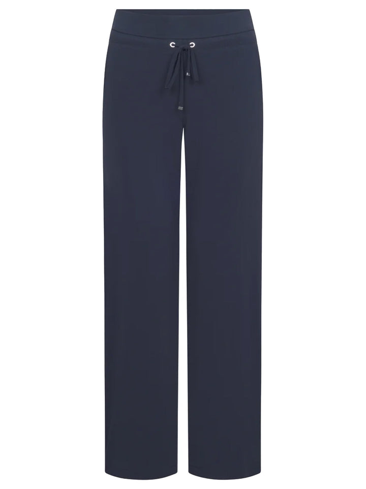 Raffaello Rossi Candice Straight Minisquare Jersey-DAMES BROEKEN-Blauw