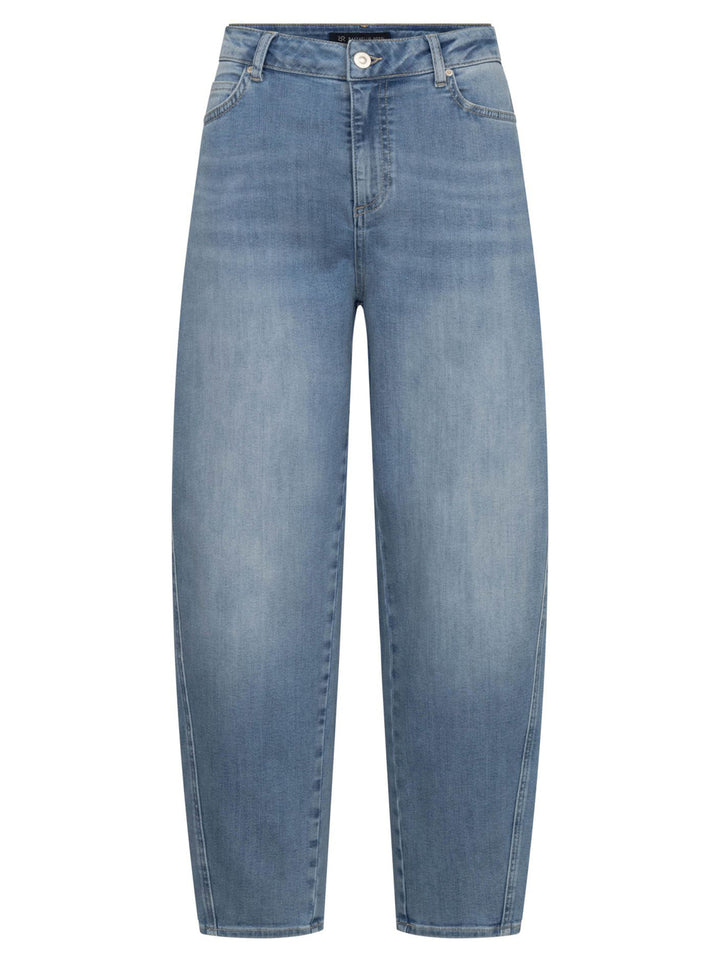 Raffaello Rossi Hanni 7/8 Jeans – Blauw-94% katoen, 4% polyesther-termic, 2% elastaan-DAMES BROEKEN-Blauw